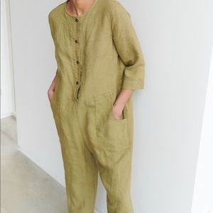 Linenfox Martin jumpsuit- heavy weight linen